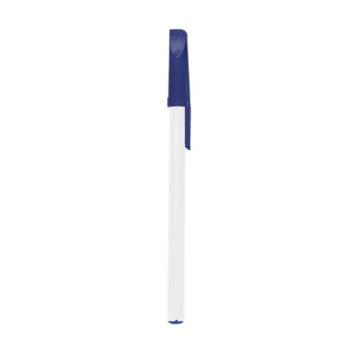 Caneta Personalizada Plástica - Branco/Azul SPX-13629C-BCO/AZE
