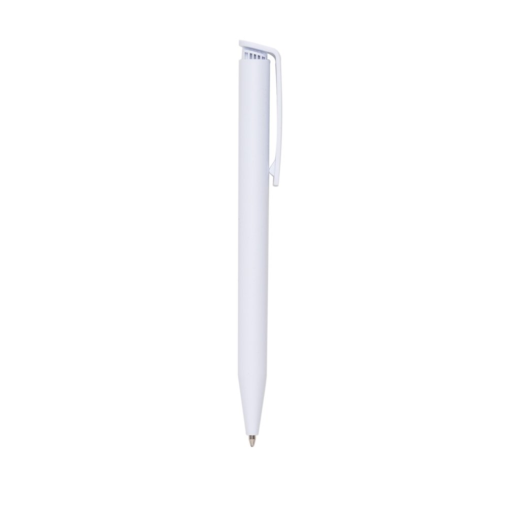 CANETA PLÁSTICA LEITOSA  SPX-13630 NA COR BRANCO
