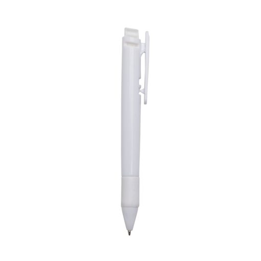 Caneta Promocional Plástica na cor branco