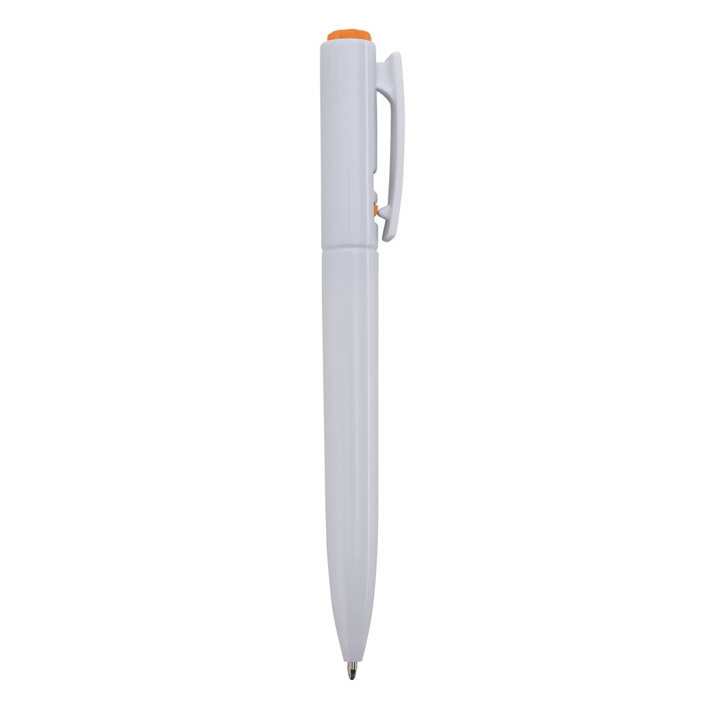 CANETA PLÁSTICA SPX-01091C NA COR BRANCO