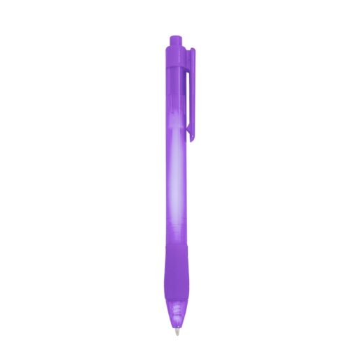 Caneta Promocional Plástica na cor roxo