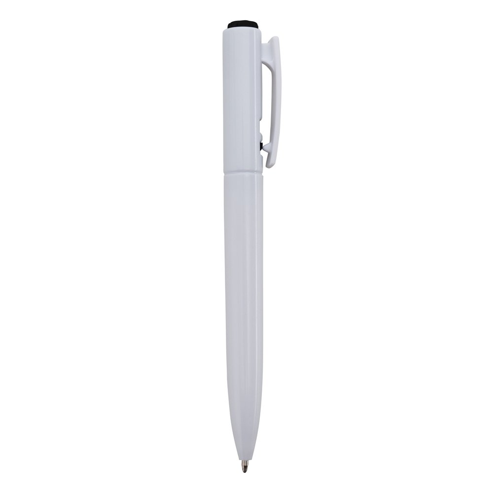 CANETA PLÁSTICA SPX-01091C NA COR BRANCO