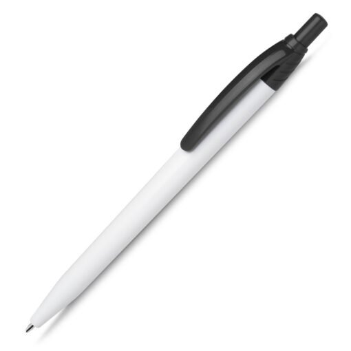 Caneta Personalizada Plástica - Branco/Preto SPX-14955-BCO/PRE