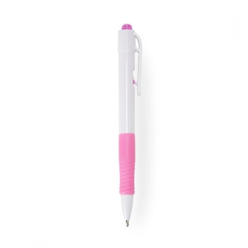 CANETA PLASTICA LEITOSA SPX-14679L-BCO/ROS NA COR BRANCO
