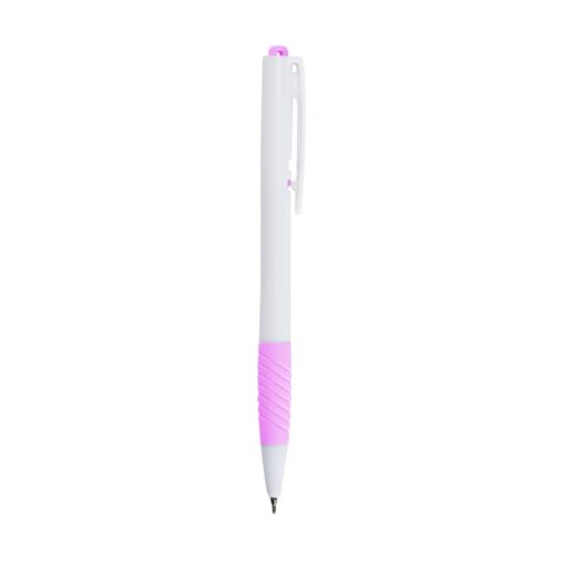 Caneta Personalizada Plástica - Branco/Rosa SPX-05030-BCO/ROS