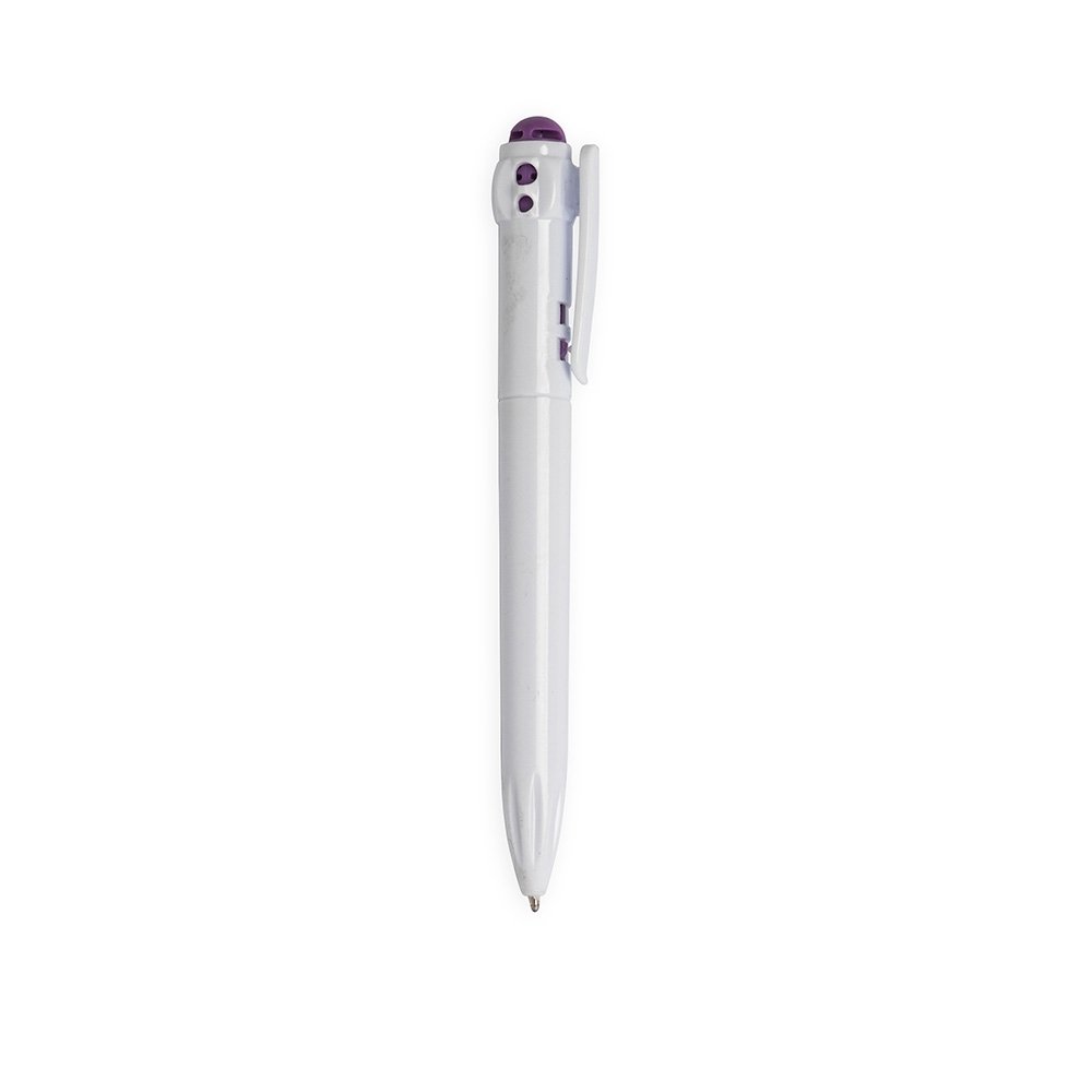 CANETA PLÁSTICA SPX-15196C NA COR BRANCO