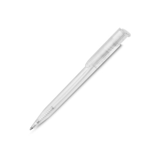 Caneta Personalizada Plástica - Transparente/Branco SPX-15018T-TRA