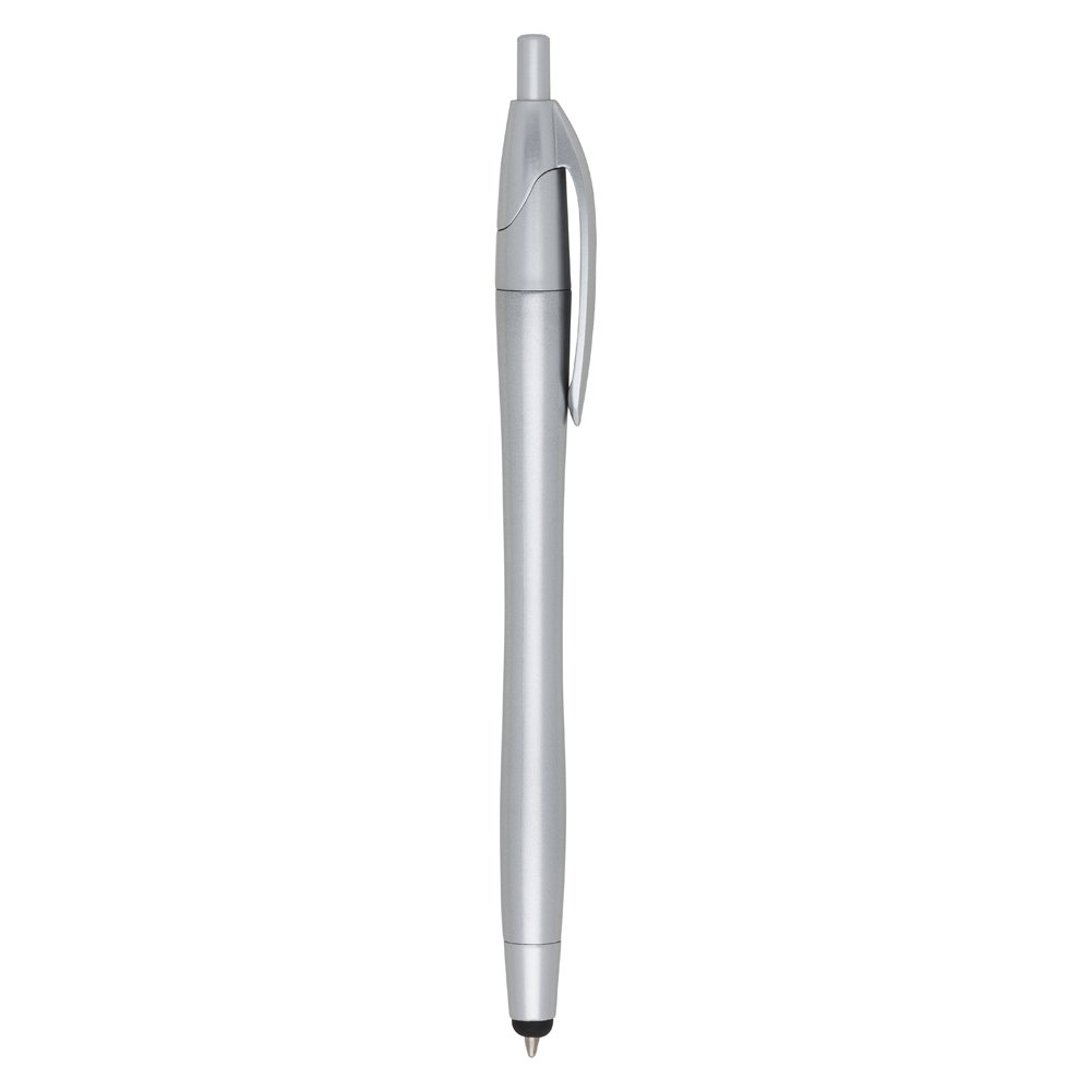 CANETA PLÁSTICA TOUCH SPX-12638 NA COR PRATA