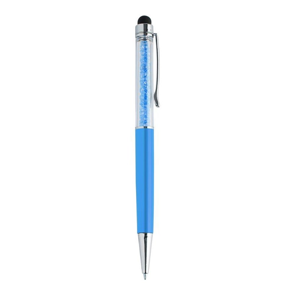 CANETA PLÁSTICA TOUCH SPX-05073 NA COR AZUL