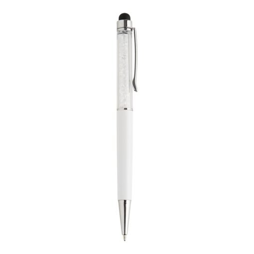 CANETA PLÁSTICA TOUCH SPX-05073-BCO NA COR BRANCO