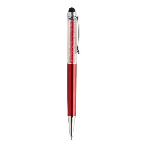 CANETA PLÁSTICA TOUCH SPX-05073-VM NA COR VERMELHO