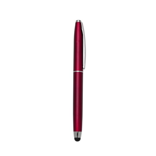 Caneta Personalizada Plástica - Vermelho/Prata SPX-ER197B-VM