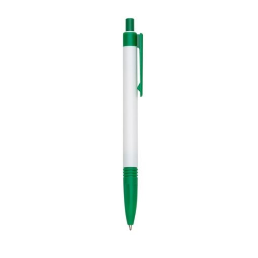 CANETA PLÁSTICA SPX-01095L-BCO/VD NA COR VERDE