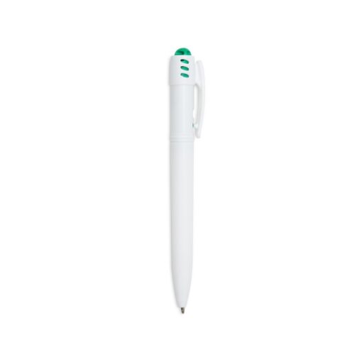 Caneta Personalizada Plástica - Branco/Verde SPX-1089C-BCO/VD