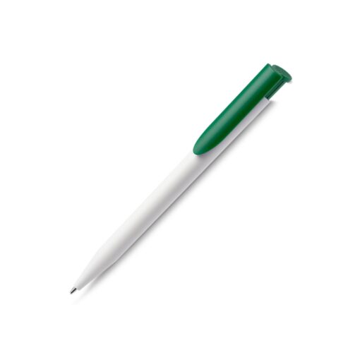 Caneta Personalizada Plástica - Branco/Verde SPX-15018B-BCO/VD