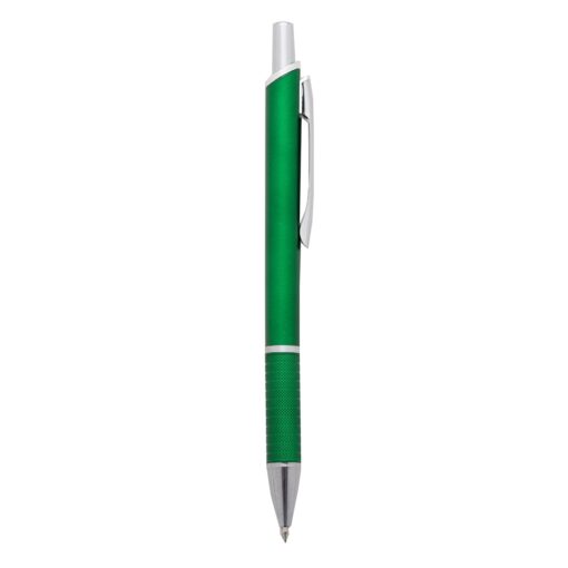 Caneta Personalizada Plástica - Verde/Prata SPX-11786-VD