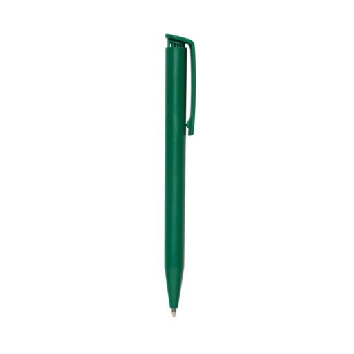 Caneta Personalizada Plástica Leitosa na cor verde