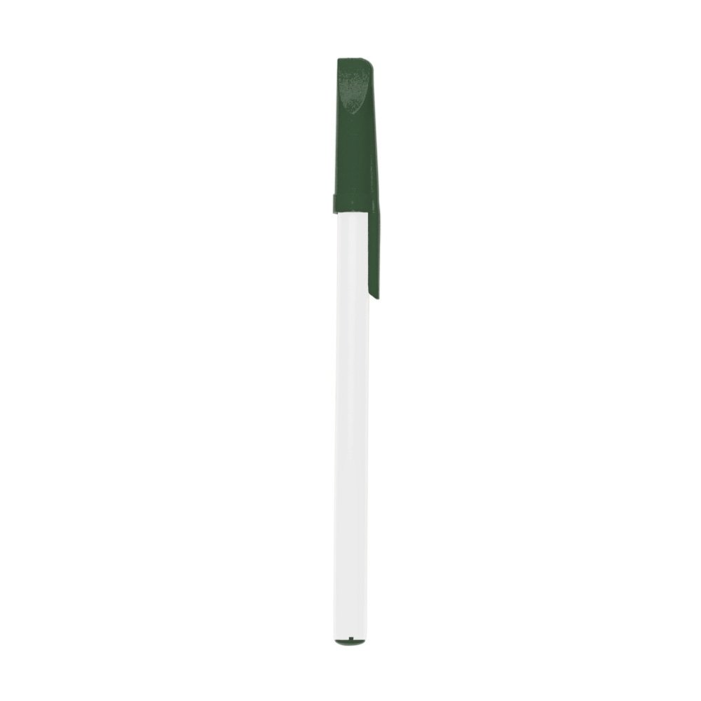 CANETA PLÁSTICA SPX-13629C-BCO/VDE NA COR BRANCO