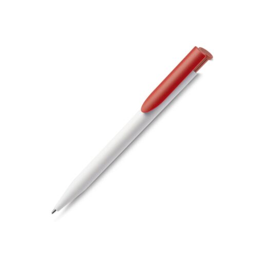 Caneta Personalizada Plástica - Branco/Vermelho SPX-15018B-BCO/VM