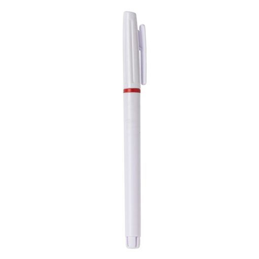 Caneta Personalizada Plástica - Branco/Vermelho SPX-1087L-BCO/VM