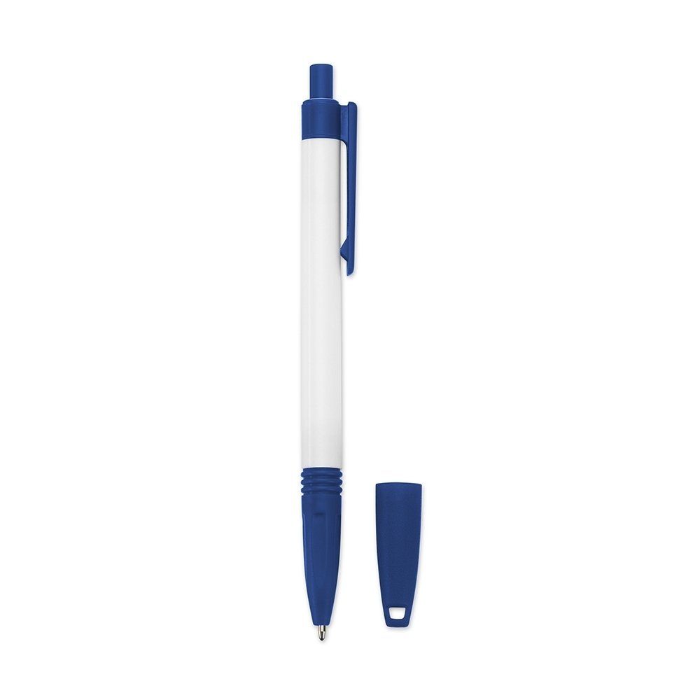 CANETA PLÁSTICA C/ CORDÃO SPX-01094 NA COR BRANCO