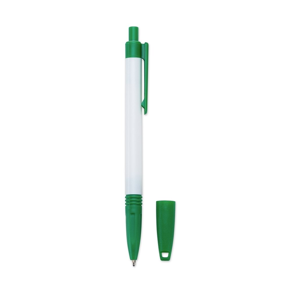 CANETA PLÁSTICA C/ CORDÃO SPX-01094 NA COR BRANCO