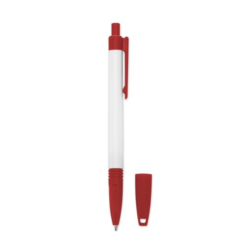 CANETA PLÁSTICA C/ CORDÃO SPX-01094-VM/BCO NA COR BRANCO