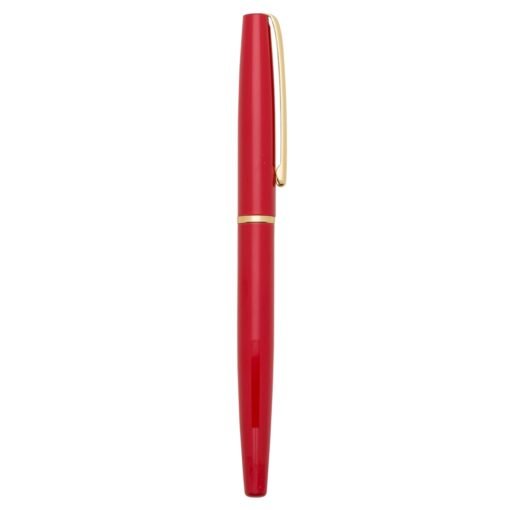 Caneta Personalizada - Vermelho/Dourado | Brindes Brasil