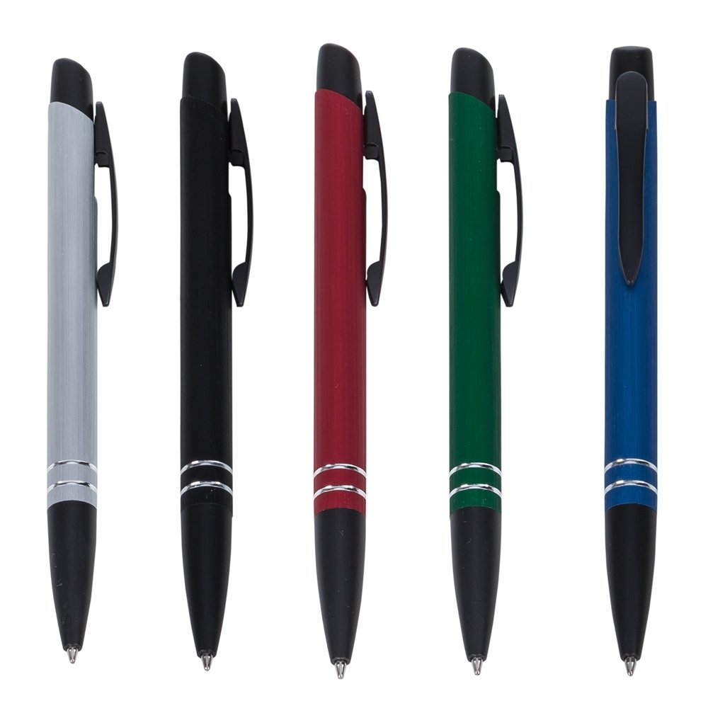 CANETA SEMI - METAL C/ 2 ANEIS  SPX-P@13716-VD NA COR VERDE