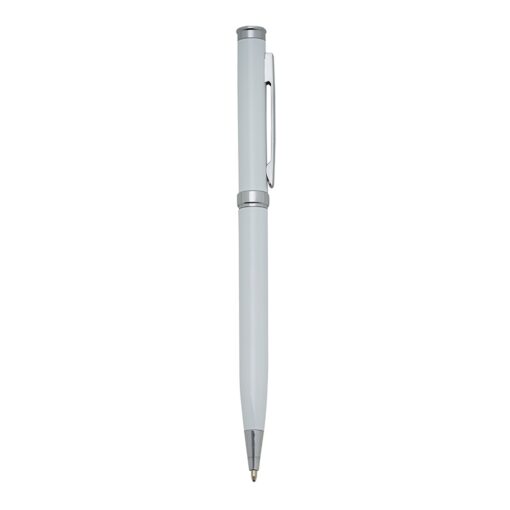 Caneta Personalizada Metálica - Branco/Prata SPX-A1803A-BCO/PRA