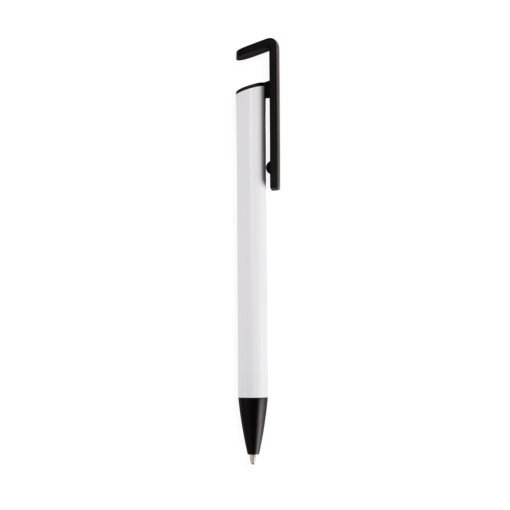 Caneta Personalizada Metálica - Branco/Preto SPX-14795-BCO/PRE