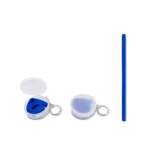CANUDO EM SILICONE NO ESTOJO SPX-14342-AZU NA COR AZUL