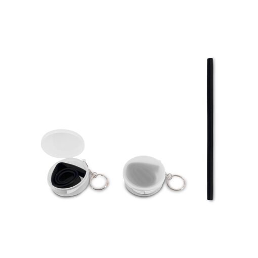 CANUDO EM SILICONE NO ESTOJO SPX-14342-PRE NA COR PRETO
