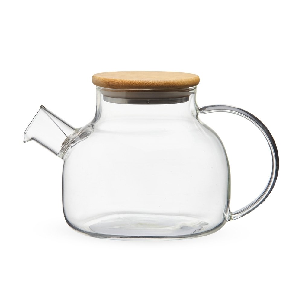CHALEIRA DE VIDRO 800ML SPX-14943 NA COR BRANCO