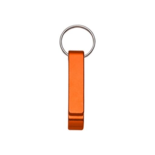 Chaveiro Com Logo Metal Abridor na cor laranja