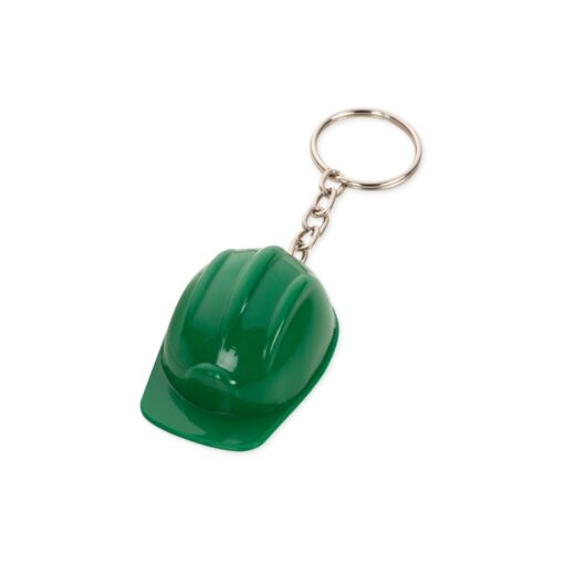 Chaveiro Personalizado Para Empresas Capacete Epi na cor verde