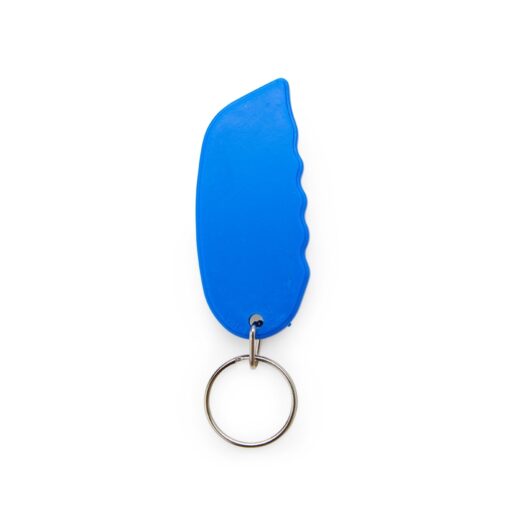 Chaveiro Personalizado Para Empresas Estilete na cor azul