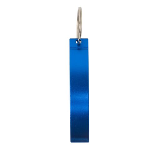 Chaveiro Personalizado Metal Abridor na cor azul