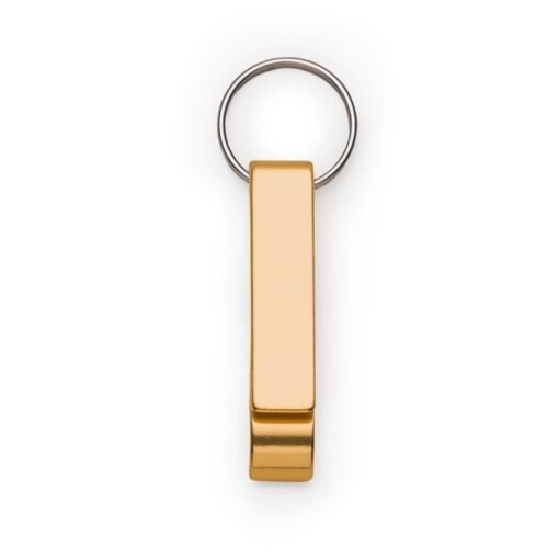 Chaveiro Para Brindes Metal Abridor na cor cobre