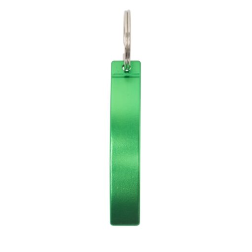 Chaveiro Para Brindes Metal Abridor na cor verde