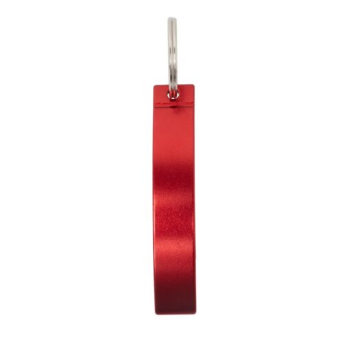 Chaveiro Promocional Metal Abridor na cor vermelho