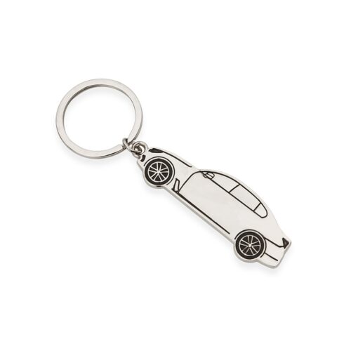 Chaveiro Personalizado Metal Carro na cor inox