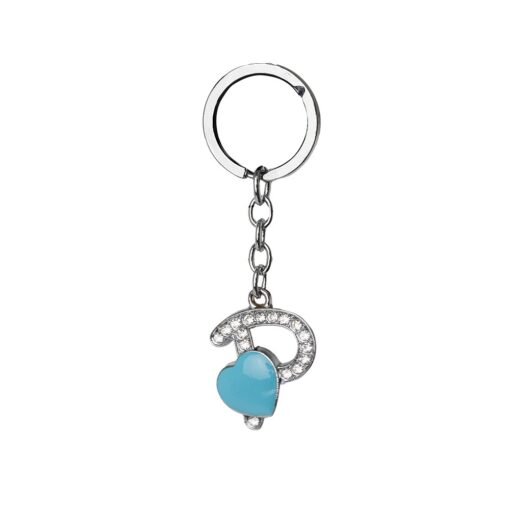 CHAVEIRO DE METAL LETRA P SPX-P$05467P-PRA NA COR PRATA