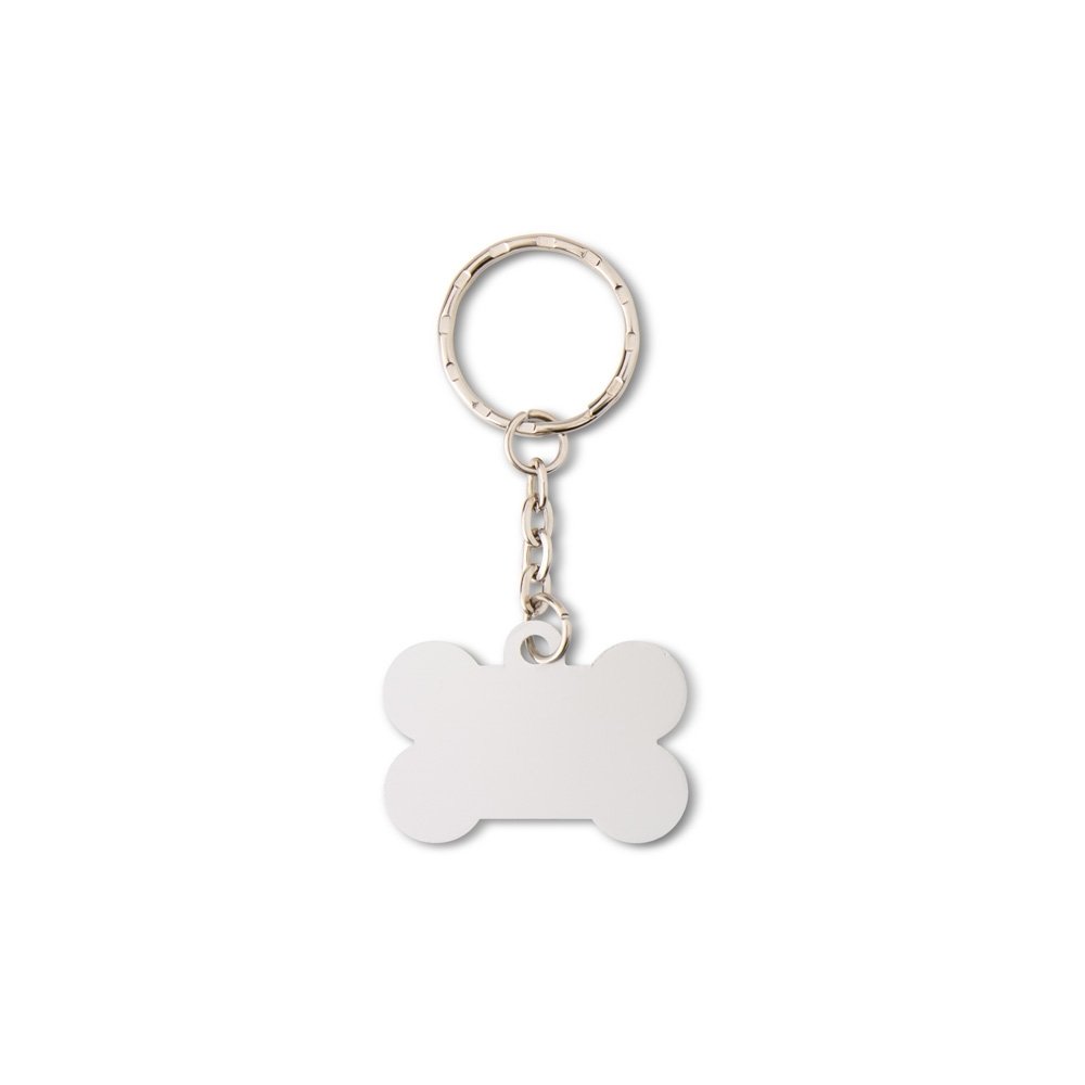CHAVEIRO PET´S ALUMÍNIO SPX-07042-PRA NA COR PRATA