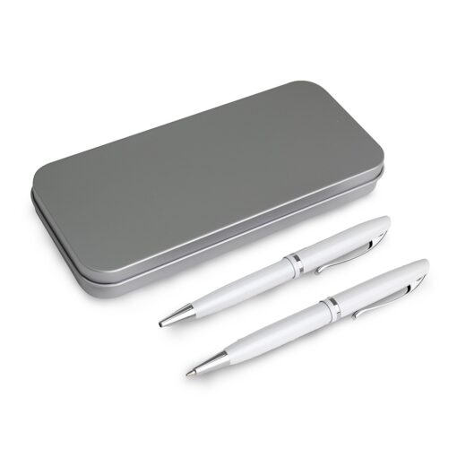 Conjunto Personalizado Metálica - Branco | Brindes Brasil