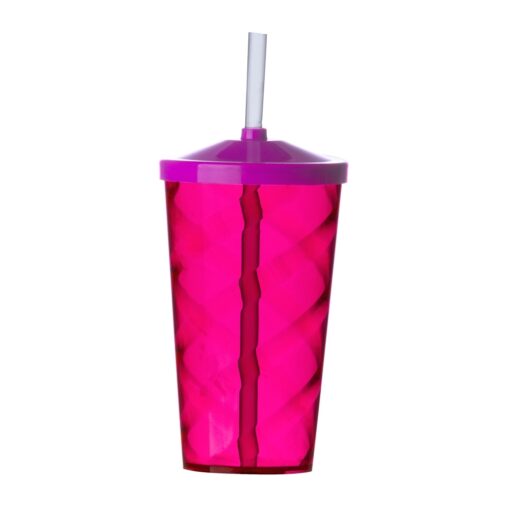 Copo Personalizado Plástico 550Ml - Rosa | Brindes Brasil