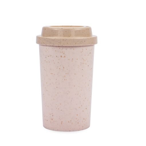 COPO FIBRA DE ARROZ 350ML SPX-15245-BEG NA COR BEGE