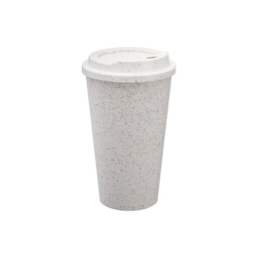 COPO FIBRA DE ARROZ 550ML SPX-14874-BEG NA COR BEGE