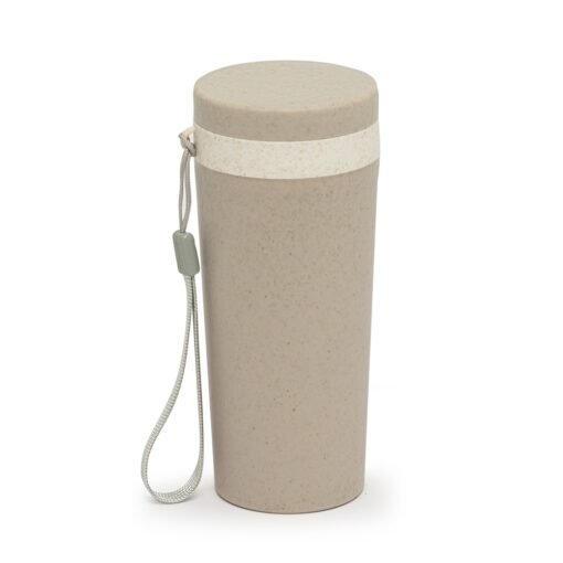 COPO FIBRA DE BAMBU 350ML SPX-03006-CIN NA COR CINZA