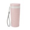 Copo Personalizado Bambu 350Ml - Rosa/Branco